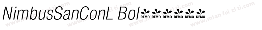 NimbusSanConL Bol字体转换